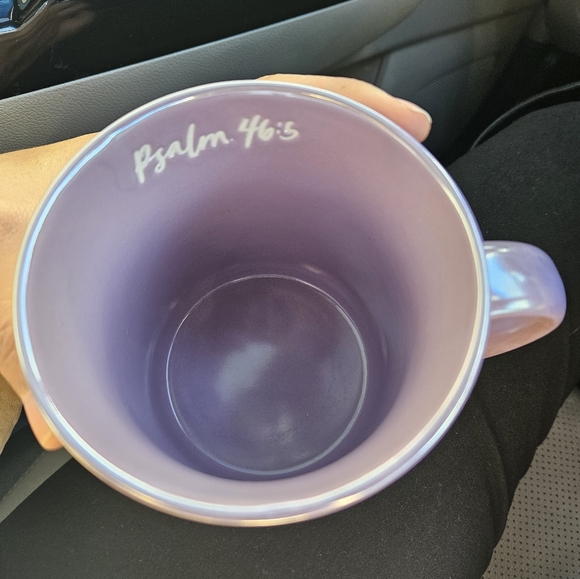 Large purple shimmer mug - Picture 2 of 2